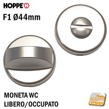 Carica l'immagine nel visualizzatore di Gallery, bocchette per porte bagni rotonde tonda hoppe originale