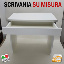Load image into Gallery viewer, SCRIVANIA SU MISURA CON CASSETTO affidabile