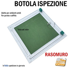Carica l'immagine nel visualizzatore di Gallery, sportello botola botole rasomuro rasoparete invisibile apertura push senza maniglia