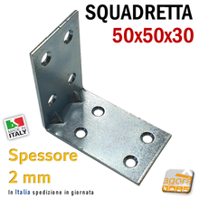 Carica l'immagine nel visualizzatore di Gallery, Piastrina a L angolare di fissaggio x gazebi giardini pannelli mobili telai in metallo 50x50