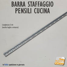 Carica l'immagine nel visualizzatore di Gallery, barra per attaccaglia cucina profilato
