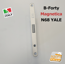 Load image into Gallery viewer, SERRATURA PORTA INTERNA MAGNETICA B-FORTY BONAITI N68 YALE FRONTALE 18x190MM E50 I85 cr