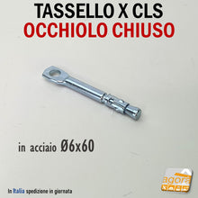 Carica l'immagine nel visualizzatore di Gallery, tasselli a battere cemento pieno calcestruzzo precompresso sospensione foro 6mm cartongeso edilizia professionale controsoffitti