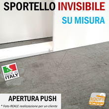 Carica l'immagine nel visualizzatore di Gallery, DIMENSIONI PERSONALIZZATE BOTOLA SPORTELLO FILOMURO RASOPARETE INVISIBILE