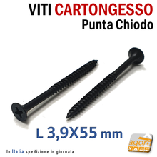 Carica l'immagine nel visualizzatore di Gallery, VITI PER CARTONGESSO CON PUNTA A CHIODO