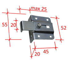 Load image into Gallery viewer, 20PZ ATTACCAGLIA GANCIO SUPPORTO A PARETE PER PENSILE CUCINA ZINCATO REGOLABILE ACCESSORI MOBILI