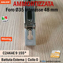 Carica l'immagine nel visualizzatore di Gallery, 155 C2AKAE9 - AKA - SORMONTO COMPLETO SPALLA BATTUTA ESTERNA COLLO 0 NUOVA