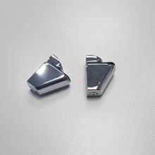 Carica l'immagine nel visualizzatore di Gallery, reggimensola cromato lucido con copertura in plastica anti graffio compatta morsetto reggivetro