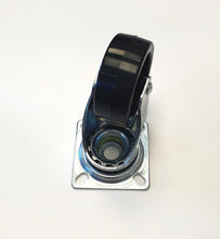 Carica l'immagine nel visualizzatore di Gallery, RUOTE RUOTA GIREVOLE Diametro 60mm NERA CON PIASTRA 40x40 AVO SC220T SENZA FRENO AVO Originale FOTO REAL