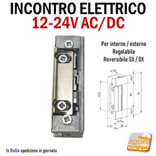 Carica l'immagine nel visualizzatore di Gallery, Riscontro ELETTRICO di sicurezza incontro da interno-esterno 10-24V AC/DC mm 68x21x28 STDRINV1024