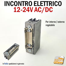 Carica l'immagine nel visualizzatore di Gallery, Riscontro ELETTRICO di sicurezza incontro da interno-esterno 10-24V AC/DC mm 68x21x28 reversibile