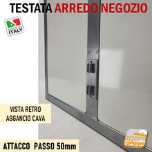 Carica l'immagine nel visualizzatore di Gallery, PANNELLO ARREDO NEGOZIO CAVE P50 L60cm APPENDIABITI PORTA ABITI ATTREZZATURA PARETE
