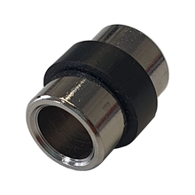 Carica l'immagine nel visualizzatore di Gallery, REGGIRIPIANO (PERNO) PER VETRINE E RIPIANI CON GOMMA DIAM 12X18 REGGIVETRO