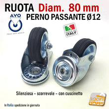 Carica l'immagine nel visualizzatore di Gallery, ruote aldo valsecchi produzione italiana pronta consegna alta qualità