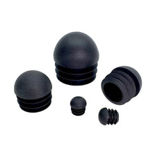 Carica l'immagine nel visualizzatore di Gallery, tappo sferico copri testa finitura tubi rotondi a vista belli tappi per recinzioni alettati plastica robusti