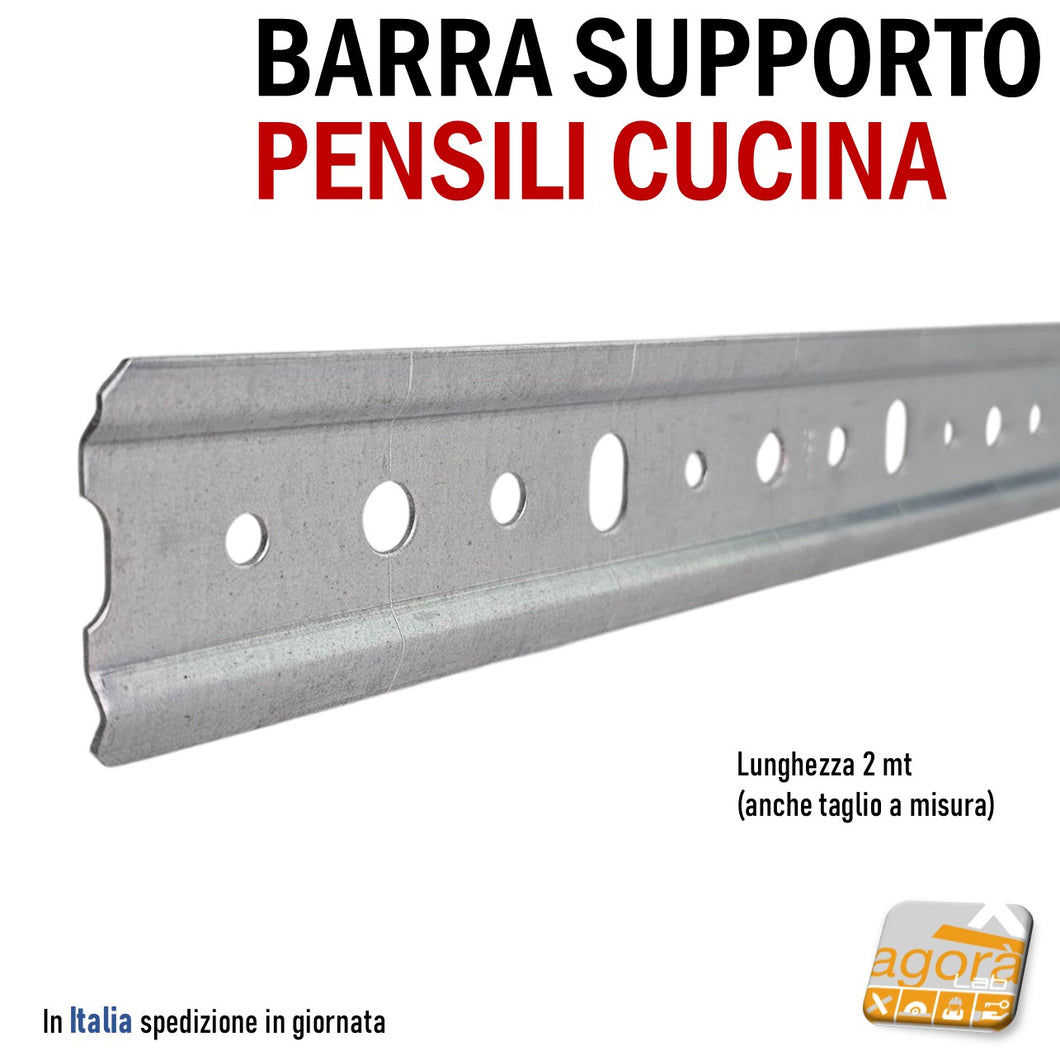 barre per supporto pensili cucina aggancio a barra attaccaglia ferramente x mobili barra forata asolata fissaggio pensile a parete muro