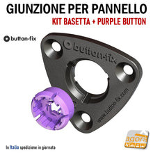 Carica l'immagine nel visualizzatore di Gallery, Giunzione pannelli mobili arredamento invisibile a scatto pressione incastro click nascosta regolabile Button Fix Type 3
