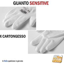 Carica l'immagine nel visualizzatore di Gallery, Guanto da lavoro economico professionale flex sensitive morbido AKIFIX bianco 
