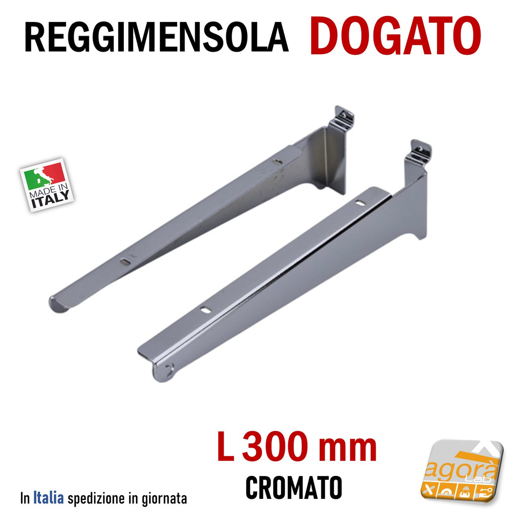 reggimensola per pannello dogato staffe per ripiani legno pannello a doga slatwall staffa ripiano reggiripiano mensole da avvitare ala piegata per pannelli dogati negozi attrezzatura parete cromata 30cm