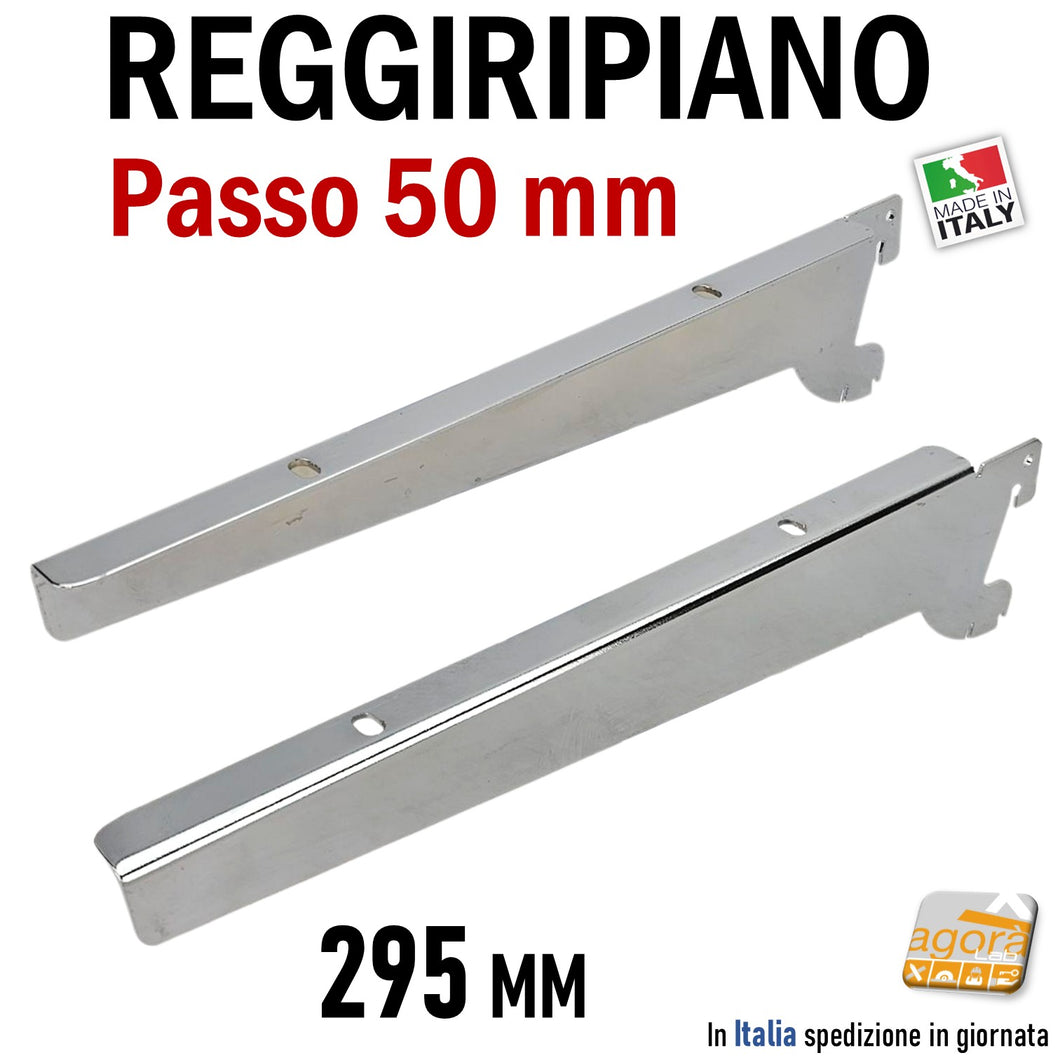 Reggimensola per negozio con barra appendiabiti in metallo cromato, ideale per esposizione abbigliamento su cremagliera