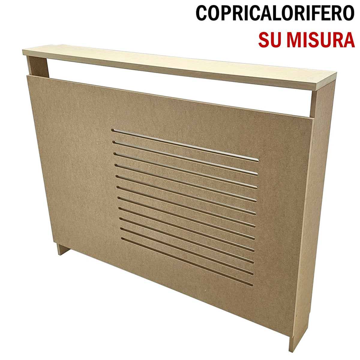 Moonia Copri radiatore in Legno Lancaster Grigio - 78 CM Moonia Copri radiatore in Legno Lancaster Grigio - 78 CM