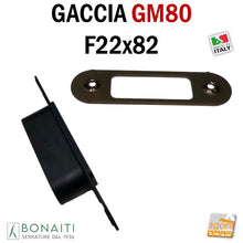 Carica l'immagine nel visualizzatore di Gallery, 4GM80000+5 GM80 Contropiastra gaccia serratura porta magnetica bonaiti smart forty ng new generation
