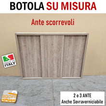 Carica l&#39;immagine nel visualizzatore di Gallery, botole telaio con anta scorrevole su misura per cartongesso muratura nicchia chiusura vano con anta scorrevole CTG antina antine mobiletto box misure personalizzate con guarnizione
