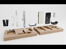 Load and play video in Gallery viewer, serratura per porta maniglia invisibile complanare bonaiti ghost magnetica
