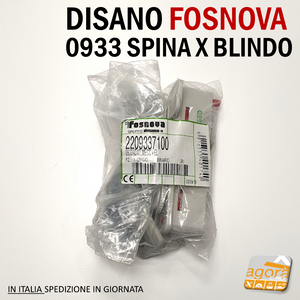 SPINA X BLINDO FOSNOVA 253.10 X BINARIO DISANO OMNITRACK ADATTATORE 0933 MECC+ELETT NUOVO
