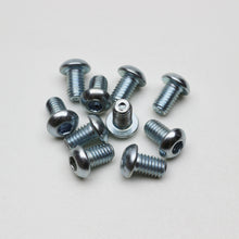 Load image into Gallery viewer, 50Pcs SCREWS SCREW TCBEI M 6x10 WHITE GALVANIZED ROUNDED CYLINDRICAL HEAD ALLEN MA6
