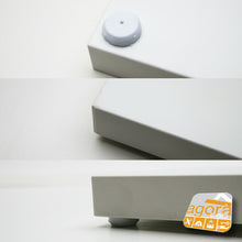 Carica l&#39;immagine nel visualizzatore di Gallery, gommino scivolo punta chiodo plastica bianco per mobili
