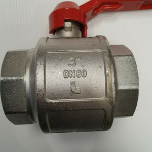 BALL VALVE 3"FF (FEMALE - FEMALE) COMPLETE WITH NEW WATER HYDRAULIC LEVER