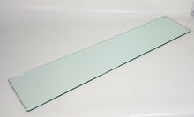 Load image into Gallery viewer, GLASS SHELF CRYSTAL SHELF CM.24X116 THICKNESS 8MM ANG.RAG AND BEVELLED TRANSPARENT

