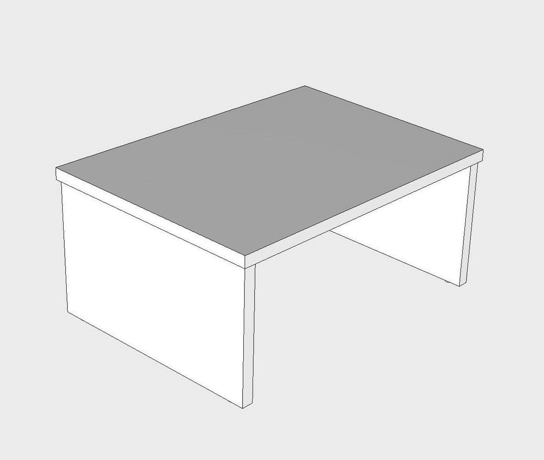 CUSTOM-MADE TABLE - PROJECT LOW TABLE - UNDERTABLE - NEW CM TOP