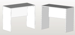 CUSTOM-MADE DESK BUILT AT THE TIME OF THE ORDER COLOR + SIZE OF YOUR CHOICE