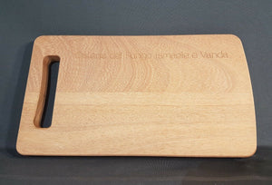 SOLID WOOD CUTTING BOARD GIFT IDEAS WITH CUSTOMIZED ENGRAVING X BAR AND KITCHEN