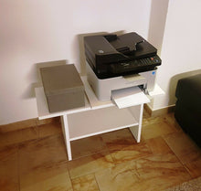 Carica l&#39;immagine nel visualizzatore di Gallery, Tavolino Comodino Panchetta Servetto x Stampante Ufficio Relax Soggiorno LEVEL table
