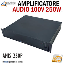 Load image into Gallery viewer, AMPLIFICATORE AUDIO AUSTRALIAN MONITOR AMIS 250P 250W POWER AMPLIFIER 40 OHM 100V
