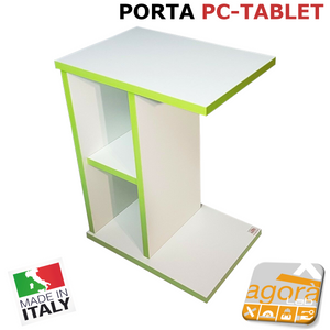 Tavolo Tavolino Multiuso Table B.CO/VERDE servetto Letto Divano Pc Tablet Multifunzione.