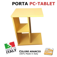 Carica l&#39;immagine nel visualizzatore di Gallery, Tavolo Tavolino Multiuso Table ARANCIO servetto Letto Divano Pc Tablet Multifunzione supporto
