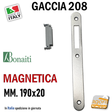 Load image into Gallery viewer, Incontro per completare serratura magnetica bonaiti 4G208000 b-ita 20x190mm
