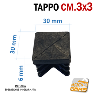 THATSRAD 32 Pz Tappi Quadrati per Tubolari 40x40mm Tappi per Tubolari THATSRAD 32 Pz Tappi Quadrati per Tubolari 40x40mm Tappi per Tubolari